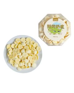 Eight Wonders Baked Milk Skin with Yogurt Flavor - Xinjiang Specialty Baked Dairy Snack, Crispy Milk Skin, 120g*2 Boxes (Yogurt Flavor)