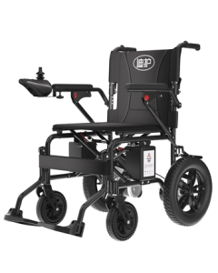 Dihu Electric Wheelchair for Seniors, Fully Automatic Lightweight Foldable Travel-Specific Smart Ultra-Portable Home Mobility Scooter