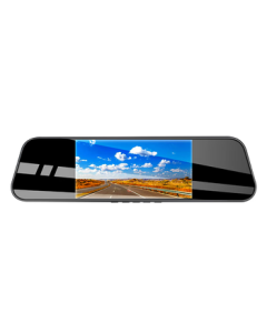 Vilot C60 Dual Dash Cam Front and Rear Recording with Reversing Image, Touch Screen HD Night Vision Rearview Mirror Backup Camera