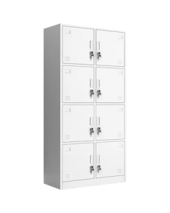 Jishengda Steel Locker Employee Metal Cabinet Staff Dormitory Lockable Storage Cabinet Thickened Eight-Door Storage Cabinet