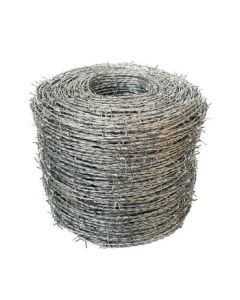 Longdai Steel Barbed Wire Fence, Iron Thorn Barrier, Anti-Climb Security Fence, Hot-Dipped Galvanized 2.1mm 100m Double Strand