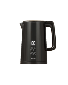 Panasonic Real-Time Temperature Display Multi-Stage Temperature Control Insulated Electric Kettle, Black, 1.5L, 304 Stainless Steel Inner Pot, NC-TD151