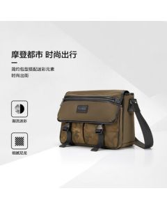 Samsonite Single Shoulder Crossbody Bag Casual Travel Bag Fashion Camo Trendy Men's Bag NV2 Brown