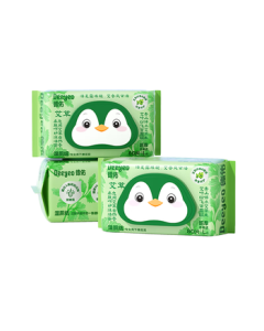 Deyo Mugwort Scented Flushable Wet Wipes Trial Pack, 80 Sheets * 3 Packs, Toilet Paper Wet Wipes for Hygiene, Flushable Wet Toilet Tissue