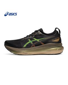ASICS Men's Stability Running Shoes GEL-KAYANO 31 PLATINUM Black/Red 40