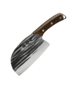 Credit Knife Man Kitchen Knife - Stainless Steel Sharp Forged Chef's Knife for Home Use, Traditional Hand-Forged Round Head Slicing Knife for Meat and Vegetables