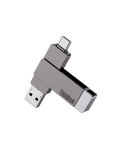 Lenovo ThinkPad 512GB Type-C USB3.1 Flash Drive with 150MB/s Read Speed, Dual Interface for Phone and Computer, Business Office USB Drive BU100