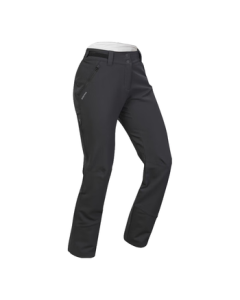 Decathlon SH500 Women's Winter Snow Hiking Water-Repellent Breathable Warm Pants Black 38/L29-4864019