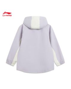 Li Ning Fleece-Lined Warm 3-in-1 Windbreaker for Teen Girls 2025 New Reflective Sports Jacket YWBV096