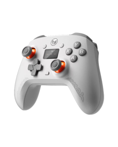 Mojiang Lingyun Wireless Game Controller Bluetooth 2.4G for PC, Tablet, Mobile, Switch, Steam, Supports Dual Phantom Realm Monster Hunter, Dual Hall Smart Screen