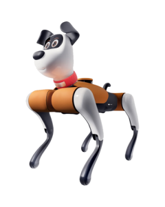 WEILAN BabyAlpha A2 Pro 512G Luxury Orange WEILAN Alpha Robotic Dog, AI Robotic Dog, High-End Gift for Qixi Festival