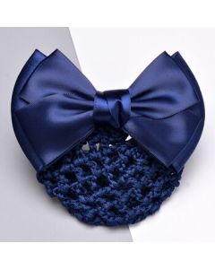 GLO-STORY Women's Professional Hair Net Bow Hair Accessories for Bank Hotel Nurse Flight Attendant Updo Hair Clip WTH224009