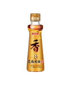Jinlongyu Sesame Oil - Pure Sesame Oil for Cold Dishes, Seasoning, Cooking, and Hot Pot - 100ML