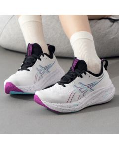 ASICS Women's All-Season Road Running Shoes 1012B601-102 White/Blue Size 39