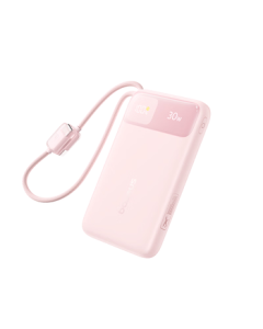 Baseus [National 3C Certified & Airplane Safe] 20000mAh Power Bank with Built-in Cable, 30W Fast Charging Portable Charger for iPhone 17, Huawei, Android, Xiaomi Phones