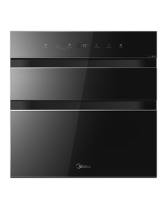 Midea (Midea) Baby-Safe Sterilizer Cabinet Built-in Household Dish Cabinet with UV & Hot Air Drying, Baby Bottle Compartment, 130L 3-Tier 304 Large Capacity 130B03