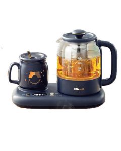 Bear Mini Health Kettle, Health Cup, Electric Kettle, Tea Brewing Pot, Warm Cup Pad, Multi-functional Flower Tea Pot, 0.8L Electric Water Kettle YSH-C08V1
