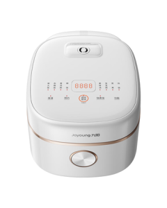 Joyoung Full-Coverage Honeycomb 0-Coating 316L Stainless Steel 5L Large Capacity IH Heating 5A Premium Rice Multi-Functional Non-Stick Electric Rice Cooker for 4-6 People (Model: 50F560L)