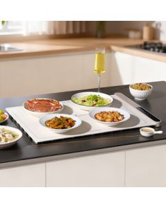 DAEWOO Smart Warming Tray, Household Constant Temperature Food Warmer, Foldable Table Mat Cutting Board DY-NCB30 (Upgraded Version)