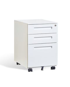 Jinjing Metal Steel Mobile Under-Desk Cabinet File Cabinet Metal Locker Three-Drawer Cabinet Printer Cabinet JJJS-5551998