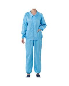 Yigongding Anti-Static Suit XXXL Size Mesh Separates Blue BYD Custom (For Plastic Zipper, Please Contact Customer Service or Leave a Note) FC6043