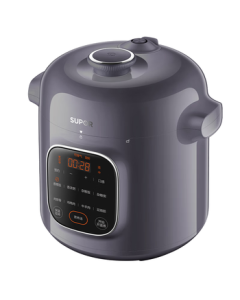 Supor Electric Pressure Cooker 304 Stainless Steel Coating-Free Deep Soup Steel Pot 5L Electric Pressure Cooker Rice Cooker 70KPa High-Pressure Fast Cooking Steaming and Boiling Pot