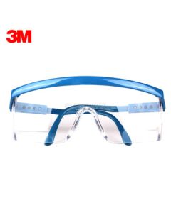 3M Protective Glasses Blue Frame Anti-Wind Sand Dust Splash Goggles; 1711