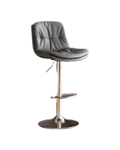 Clarance Bar Stool Genuine Leather High Stool Modern Minimalist Adjustable Swivel Bar Chair for Home Island Counter H23K-D