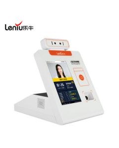 Leniu Desktop Payment Terminal - Card/Code/Face Triple Payment Canteen Cashier System for School, Hospital, Factory, and Enterprise Dining Halls LN-6609C