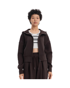 Decathlon SPW Multiverse Women's Short Casual Windproof Warm Spring/Autumn Sports Jacket Brown XS-5463378