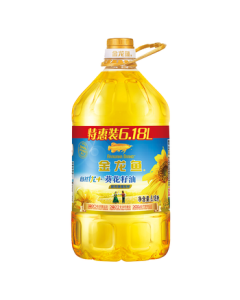 Jinlongyu Cooking Oil Natural Premium+ Sunflower Seed Oil 6.18L (Old and New Packaging May Vary)
