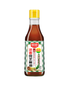 Chubang Cooking Oil Fragrant Pure Sesame Oil, Physical Pressing Grade One, for Cold Dishes and Hot Pot, 350ml