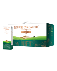 Shengmu Organic Pure Milk Pinchun 200ml*12 Boxes, Refreshing Taste, Pure Organic Mid-Autumn Festival Gift Box