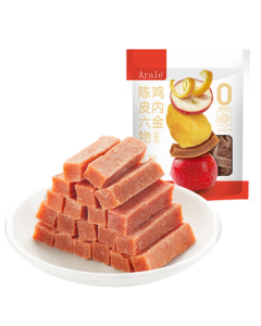 Arale Chicken Gizzard with Zero Sugar Six-Ingredient Hawthorn Strips 240g - Tangerine Peel, Poria Cocos, Prebiotics, Kids' Snack, Leisure Snack