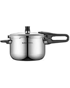 SUPOR Pressure Cooker 24cm, Stainless Steel Material, Upgraded Protection, 7.0L Large Capacity Pressure Cooker YW243JA1