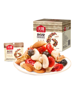 Wolong Daily Nuts 175g/7 Packs Mixed Nuts Snacks with Walnuts, Cashews, and Dried Fruits for Pregnant Women