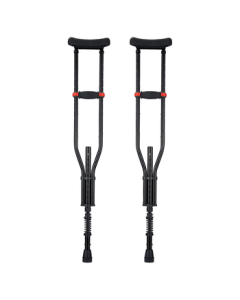 Forsider Medical Crutches for Young Adults with Fractures, Underarm Crutches with Anti-Slip Design, Lightweight Walking Stick for Elderly or Ankle Injury, Model 8131