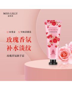 Miss Lilly Rose Scented Hand Cream 50g - Moisturizing Hand Care, Portable Nourishment for All Seasons