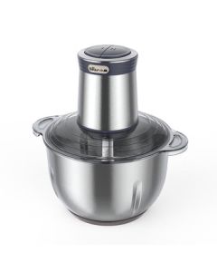 Bear (Bear) Meat Grinder QSJ-C04Q1 Dual Cup 2L+3L Electric Multi-Functional Food Mixer for Meat, Dumpling Filling, Garlic, Full Steel