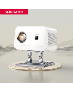 Konka C1 Home Projector, Home Theater HD Projector for Dormitory Use with Smartphone Screen Mirroring