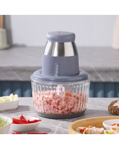 KONKA Multi-functional Household Meat Grinder with Dual-speed Settings, Baby Food and Meat Mincer KJRJ-1839-M