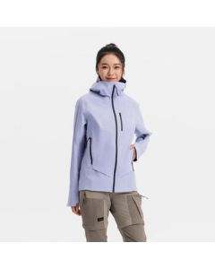 Decathlon 2025 New Women's Single-Layer Windbreaker Breathable Lightweight Hiking Sports Jacket 5486420 Light Purple/2XL