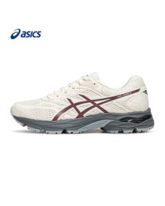 ASICS Women's GEL-FLUX 4 Cushioned Durable Breathable Running Shoes - White/Red 37.5