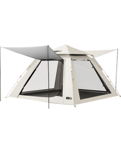 TANXIANZHE Explorer Tent 3-4 Person Outdoor Automatic Portable Camping Tent for Park Picnics, Black Coating Sun & Rain Protection