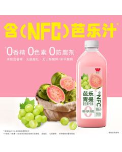 Wei-Chuan [New Release] Diluted Juice Drink Guava & Green Grape Bottle with NFC Guava Juice 900ml*1 Bottle
