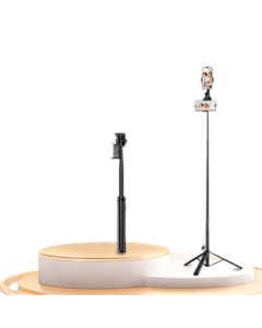 ulanzi Selfie Stick【Bluetooth Remote Control】Tripod Stand 360° Rotating Phone Mount for Photography Live Streaming Portable Travel Vlog Shooting Tool MT-70