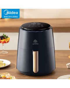 Midea Air Fryer, 4.5L Large Capacity Electric Fryer for Home Use, Smart Automatic Multi-function French Fries Maker KZ45X6-103XM