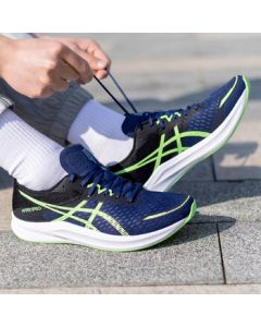 ASICS Men's Racing Running Shoes 1011B701-401 Blue/Green 43.5