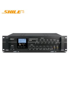 Shile (SHILE) AV-106 Professional Conference Engineering Dual-Zone Anti-Feedback Power Amplifier, High-Power Music Output with Fixed Impedance