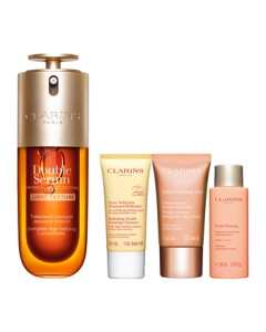 Clarins Double Serum for Oily Skin 50ml, Oil-Free Balance, Hydration, Oil Control, Wrinkle Reduction Skincare Gift for Girlfriend